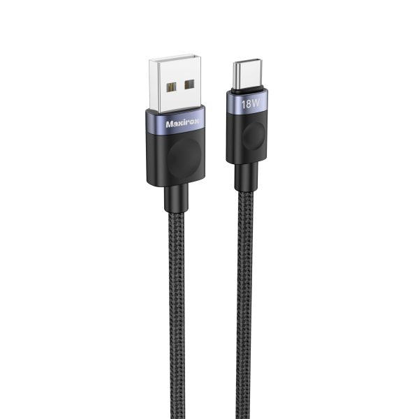 کابل تبدیل USB بهMAXIROX USB-C مدل MC 115طول 1 متر